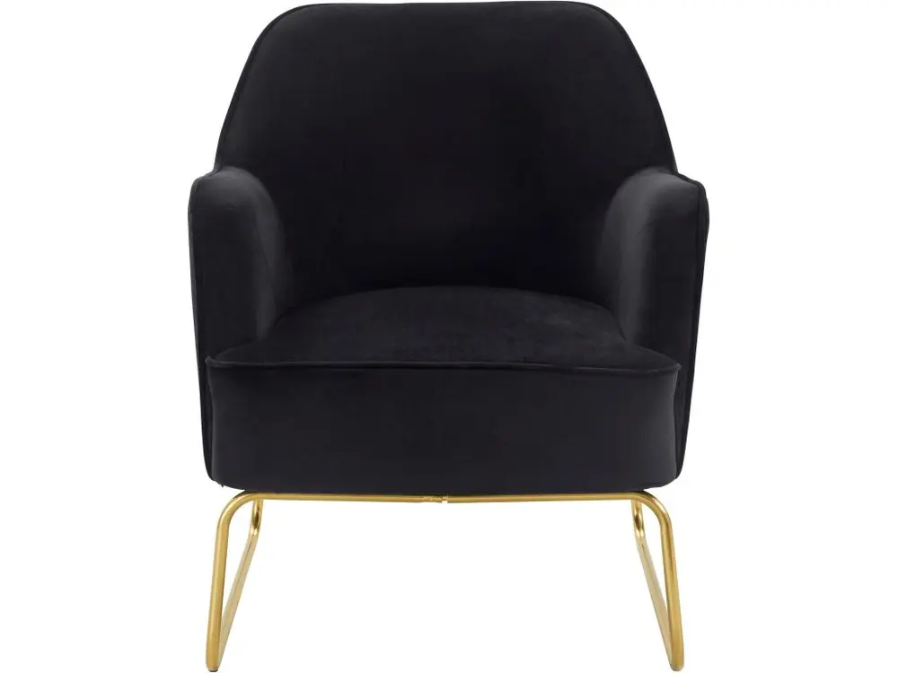Organisateur de câbles Chaise d'appoint rembourrée en velours noir