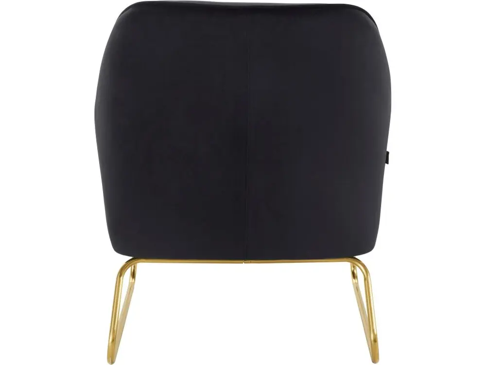 Organisateur de câbles Chaise d'appoint rembourrée en velours noir