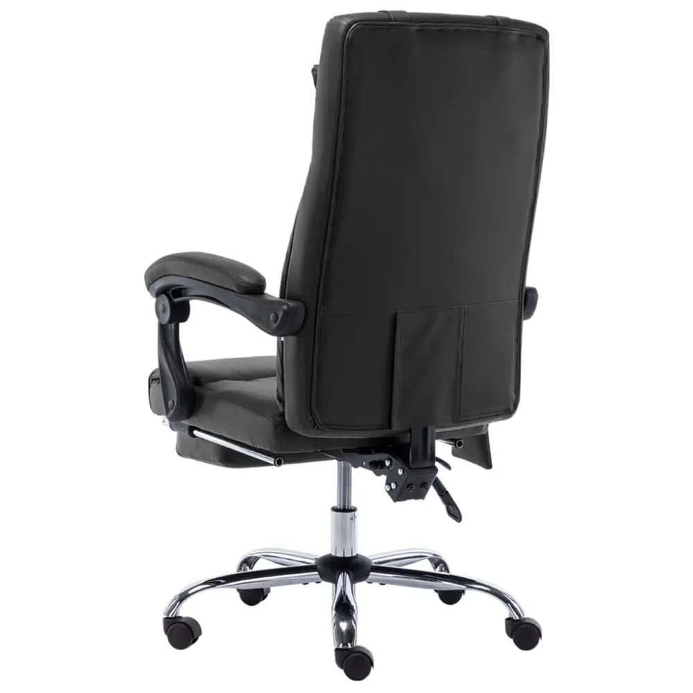 Organisateur de câbles Chaise fauteuil siège de bureau informatique étude de massage similicuir noir 02_0024018