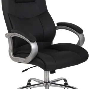 Pieds antidérapants pour Chaise de bureau sur roulettes aec accoudoirs mécanisme à bascule similicuir noir et métal 10_000...