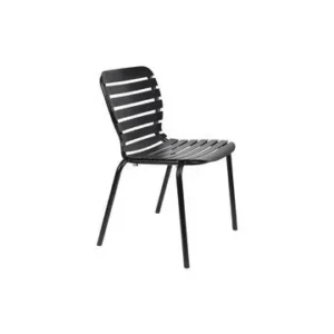 Plateau de rangement Chaise en aluminium noir Vondel Zuiver - 83cm