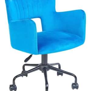 Plateau de rangement Chaise de bureau Velours Bleu SANILAC