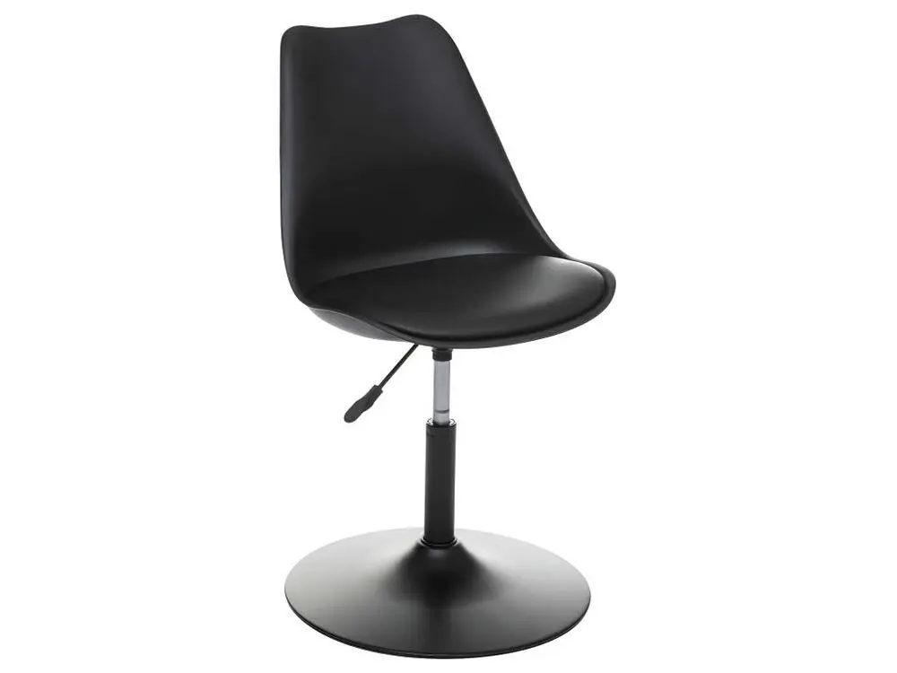 Plateau de rangement Chaise de table ou Chaise de bureau Noir hauteur ajustable