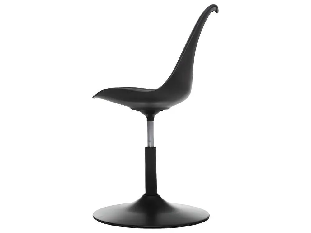 Plateau de rangement Chaise de table ou Chaise de bureau Noir hauteur ajustable