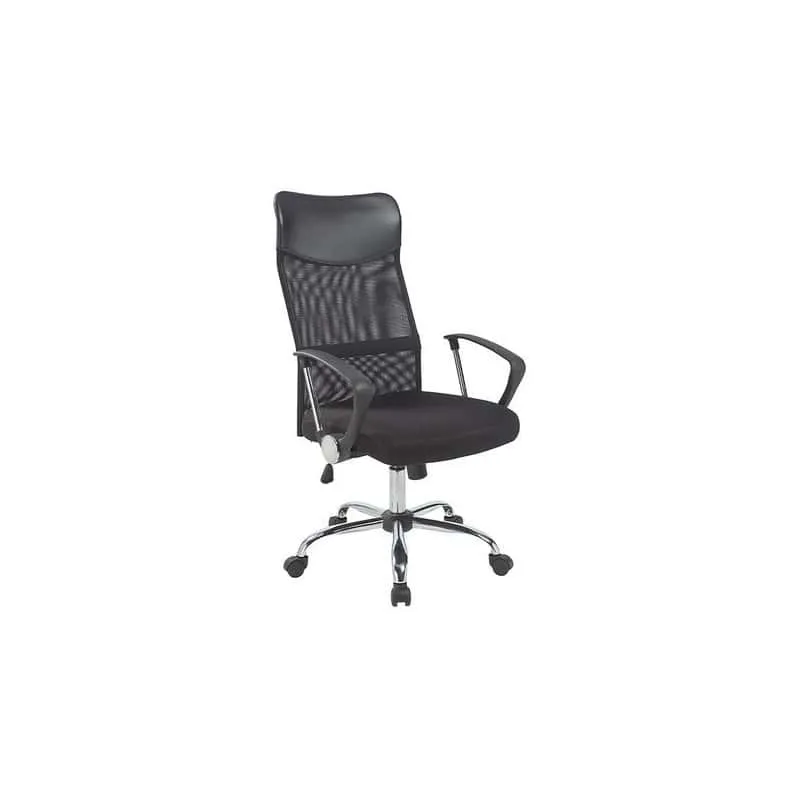 Plateau de rangement Fauteuil de bureau noir avec accoudoir