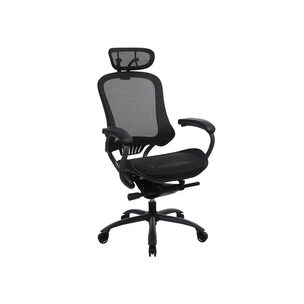 Plateau de rangement SONGMICS Chaise de bureau appui-tête maille