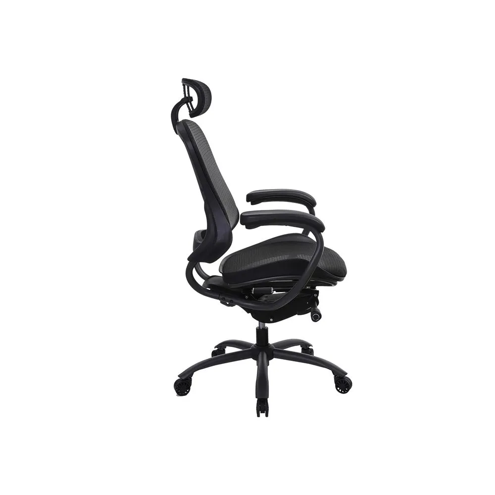 Plateau de rangement SONGMICS Chaise de bureau appui-tête maille