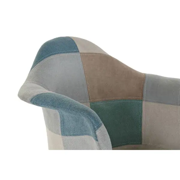 Protection de bord Chaise Scandinave Patchwork à Accoudoirs Home Decor - Un Mélange Harmo