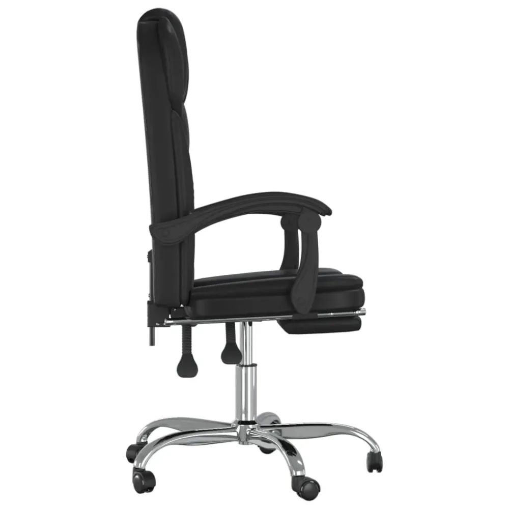Équipement de Bureau Ergonomique Chaise fauteuil siège pivotante de inclinable de bureau informatique étude similicuir noi...