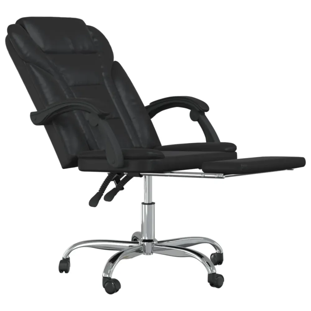 Équipement de Bureau Ergonomique Chaise fauteuil siège pivotante de inclinable de bureau informatique étude similicuir noi...
