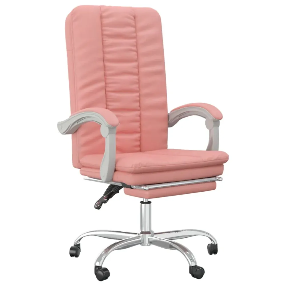 Équipement de Bureau Ergonomique Chaise fauteuil siège pivotante de inclinable de bureau informatique étude similicuir ros...