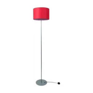 Équipement de Bureau Ergonomique Lampadaire métal aluminium,rouge 153 cm.