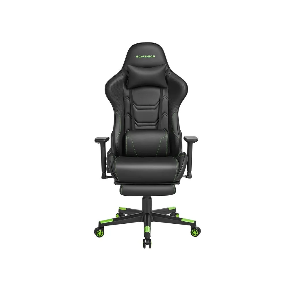 Équipement de Bureau Ergonomique SONGMICS Fauteuil Gaming accoudoirs 3D noir et rouge