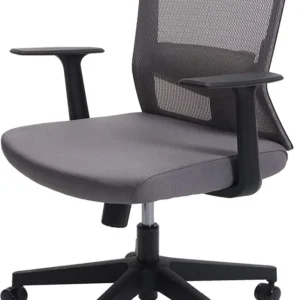 Support réglable pour Chaise de bureau dossier ergonomique inclinable hauteur réglable maille gris BUR04103