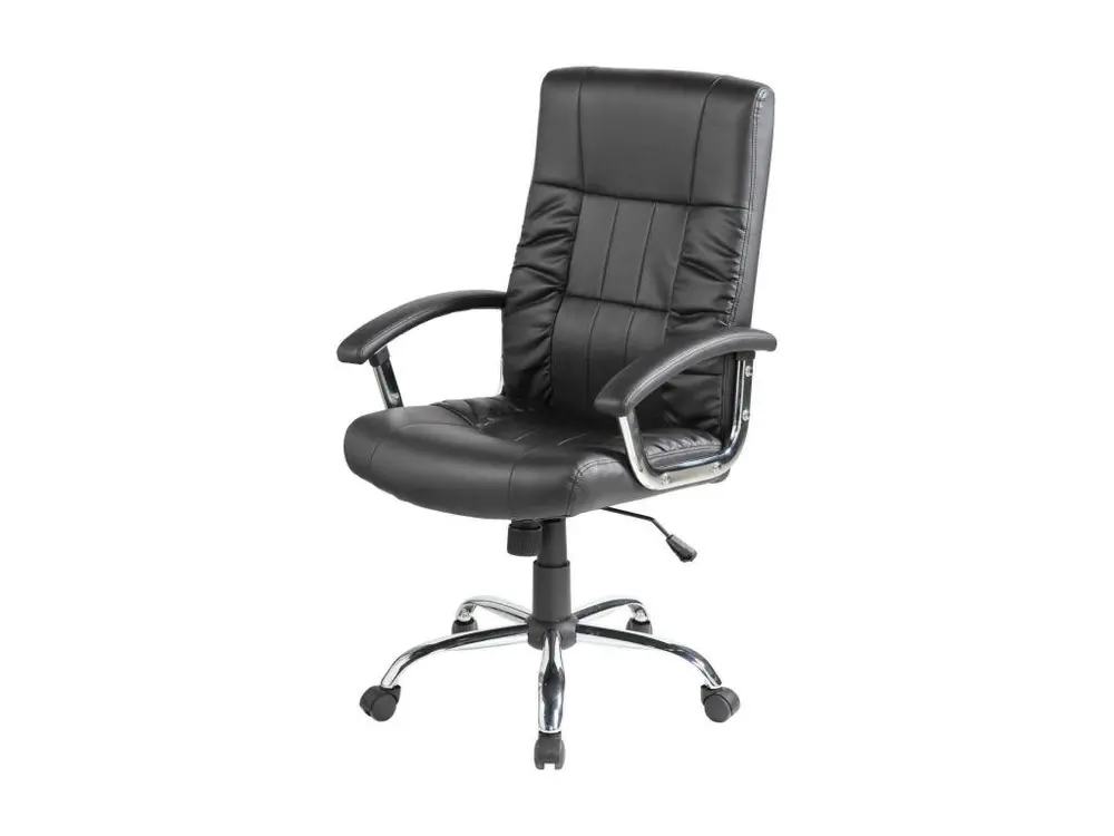 Support réglable pour Chaise de bureau Melton, Chaise de direction avec accoudoirs, Chaise de bureau ergonomique, 69x64h10...