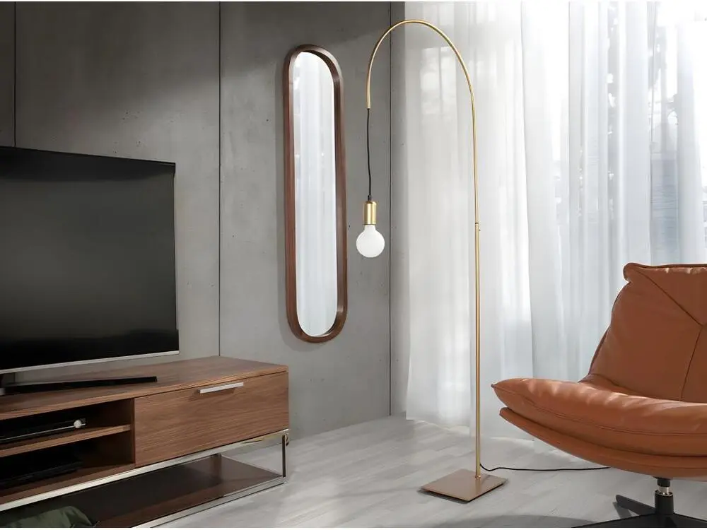 Support réglable pour Lampadaire en acier doré réglable