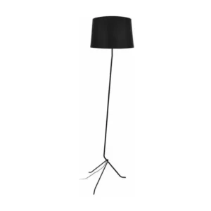 Support réglable pour Lampadaire droit métal noir 160 cm.