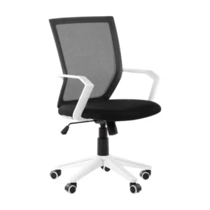 Système de suspension Chaise de bureau noire réglable en hauteur RELIEF
