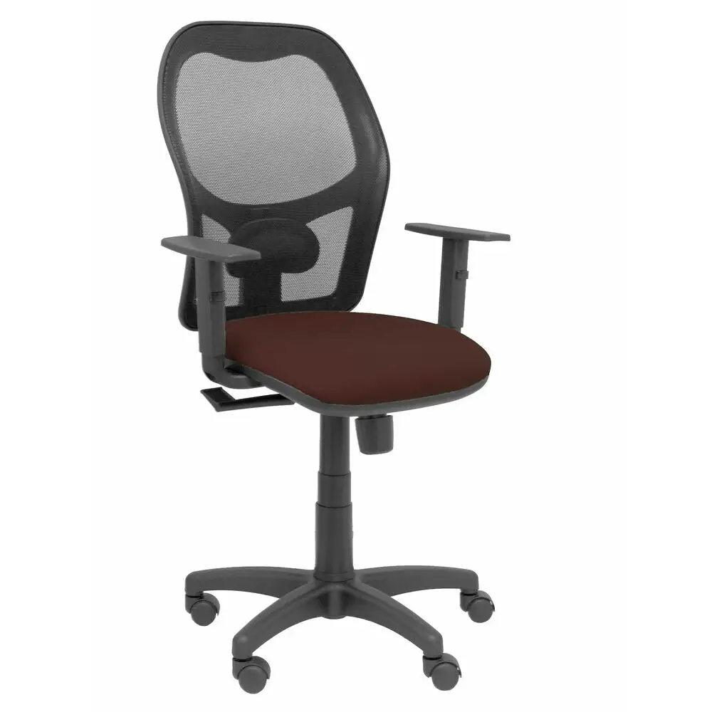Système de suspension Chaise de Bureau P&C Alocén bali Avec accoudoirs Brun noir