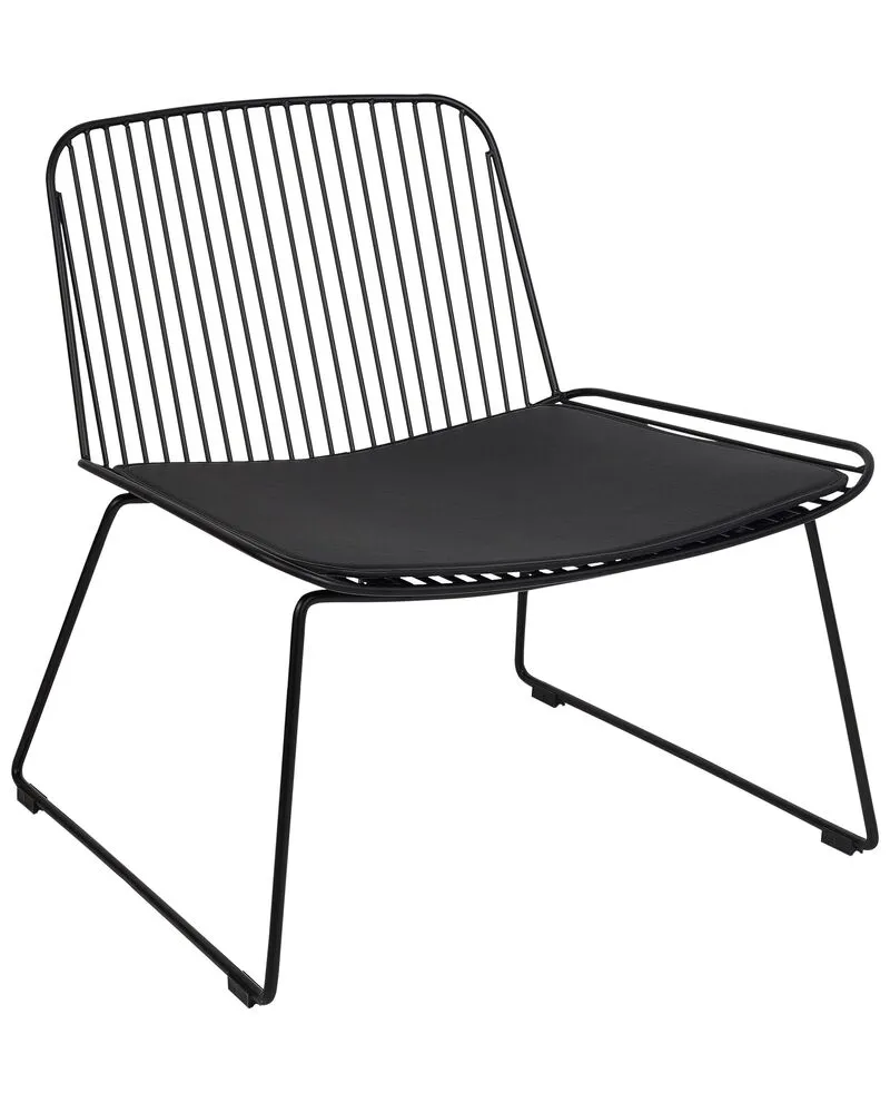 Système de suspension Chaise en métal noir SNORUM