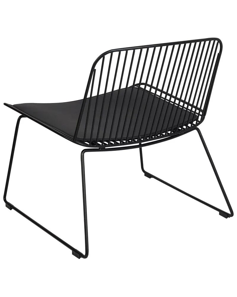 Système de suspension Chaise en métal noir SNORUM