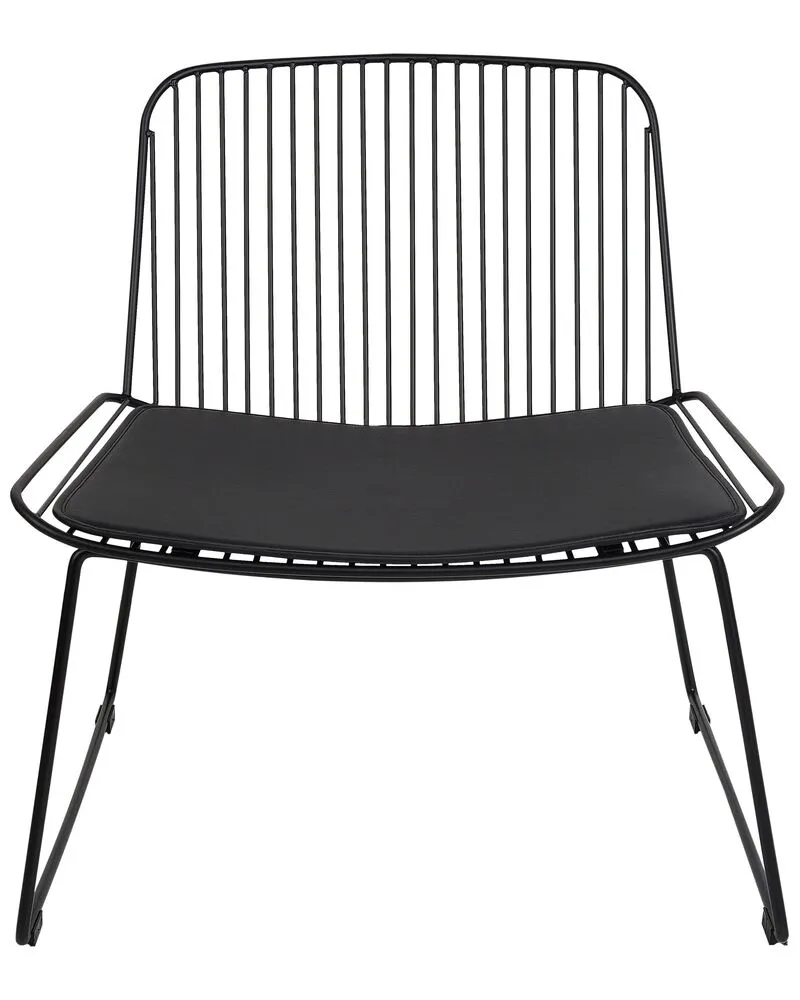 Système de suspension Chaise en métal noir SNORUM