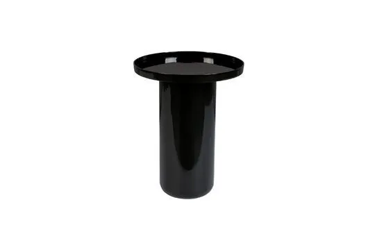 Table d'appoint en aluminium noir Shiny Bomb Zuiver - 52cm