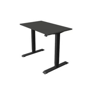 Table compacte Kerkmann L 1000 x P 600 mm réglable en hauteur électriquement de 740 à 1230 mm anthracite 10180513 prendre...
