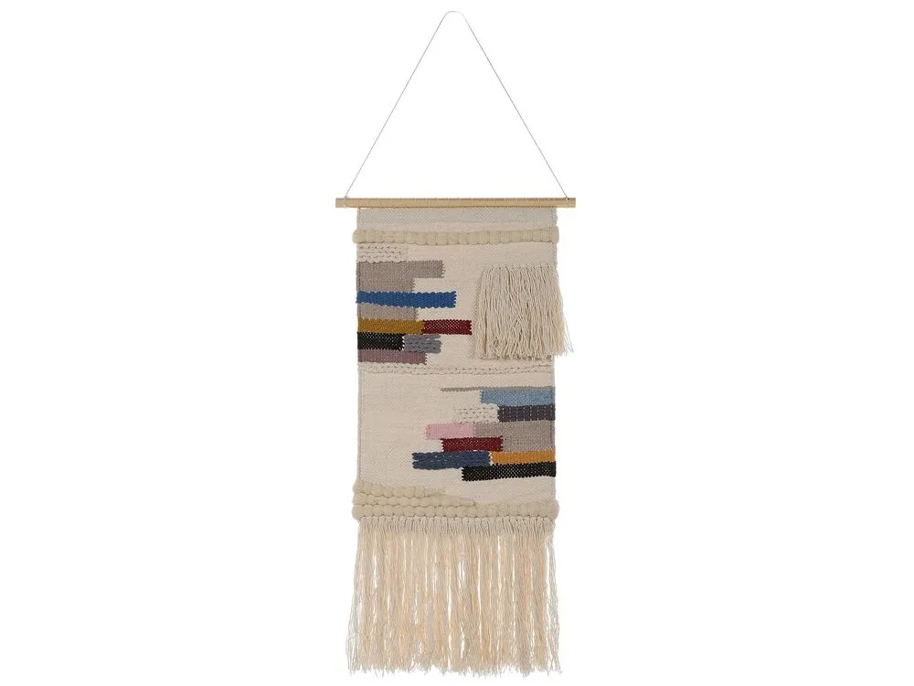 Professionnel Haute Capacité Décoration murale en macramé écru ATHANI