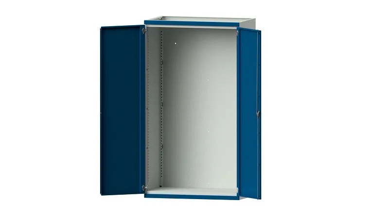 Etablis ANKE armoire pour charges lourdes exemple 100 1085 x 630 x 1950 mm RAL 7035/5010 620.020 magasiner à bas prix
