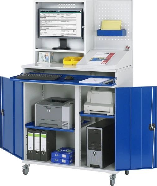 Armoire informatique RAU mobile 1100x1985x520 mm 07-1100T-M67-MG2F.11 magasiner à bas prix