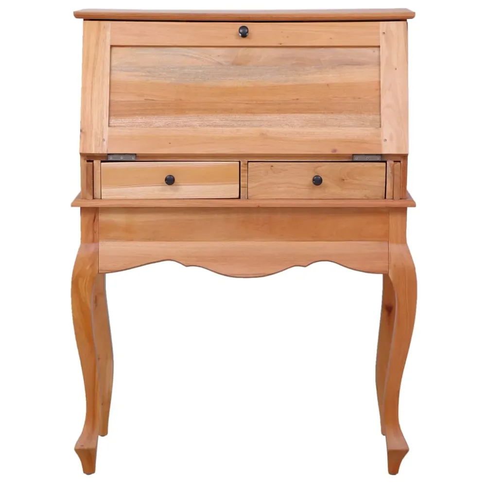 Bureau compact Bureau table poste de travail meuble d'ordinateur informatique étude secrétaire 78 x 42 x 103 cm bois d'aca...