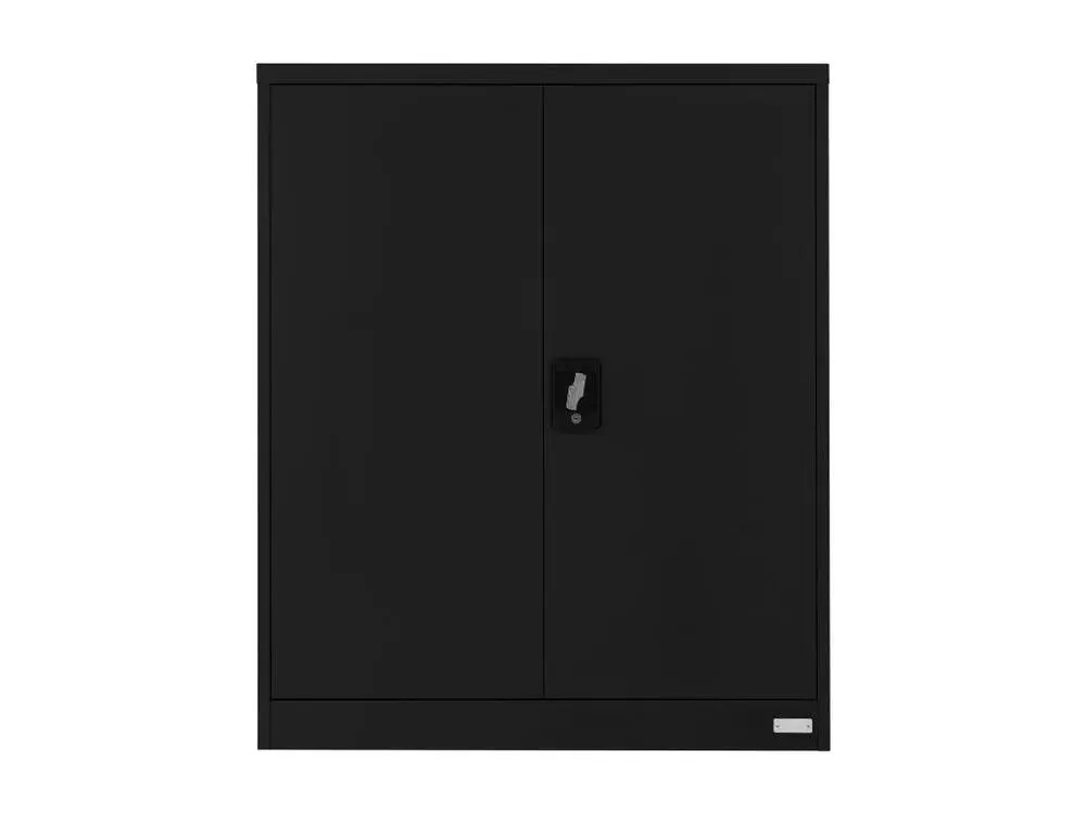 Bureau d'angle Armoire de bureau Armoire à dossiers en acier Armoire métallique Verrouillable 90x40x109 cm