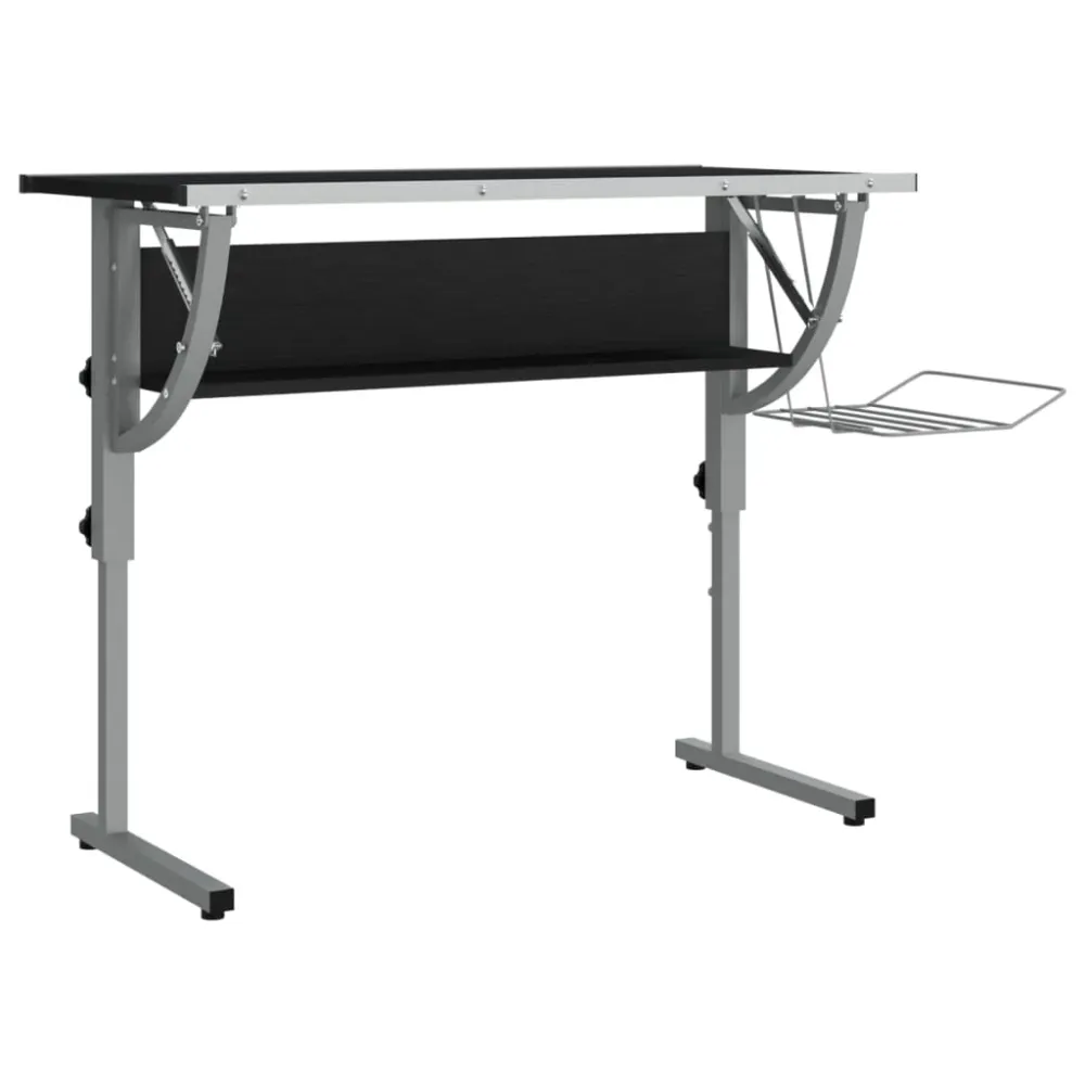 Bureau d'angle Bureau table poste de travail meuble d'ordinateur informatique étude d'artisanat et 110 x 53 x (58-87) cm n...