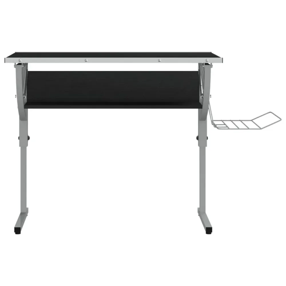 Bureau d'angle Bureau table poste de travail meuble d'ordinateur informatique étude d'artisanat et 110 x 53 x (58-87) cm n...