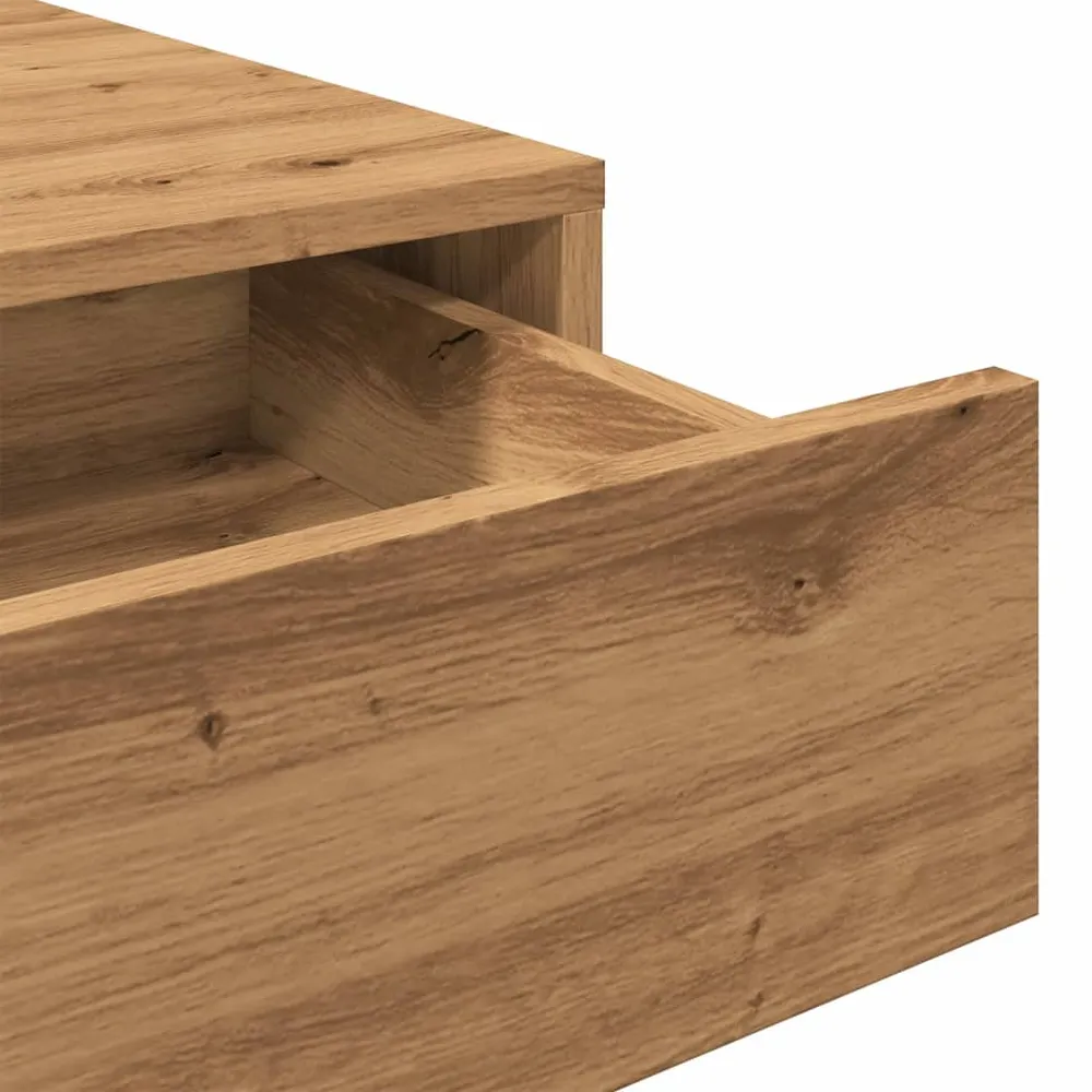 Bureau table poste de travail meuble d'ordinateur informatique étude chêne artisanal 101 x 50 x 76,5 cm bois d'ingénierie...