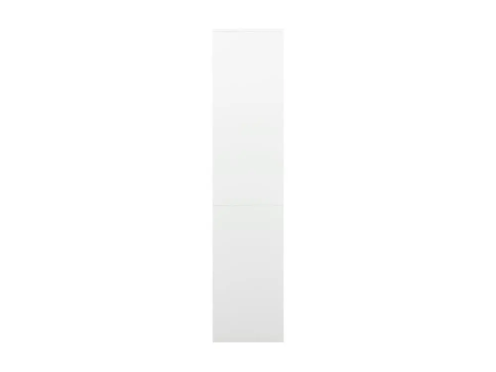 Meuble de Bureau Modulable Armoire de bureau Blanc 90x40x180 Acier 4