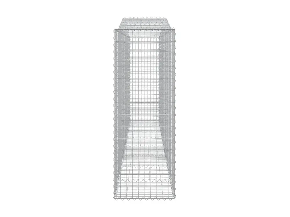 Paniers à gabions arqués 20 pièces 400x50x140/160 cm Fer galvanisé | Assemblage Facile et Rapide