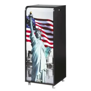 Caisson de Bureau Mobile Noir 108 cm - Coloris: Liberté 505 pour Gestion des Contacts