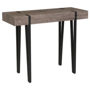 Sidetable donkerbruin ADENA avec Stylet Rétractable