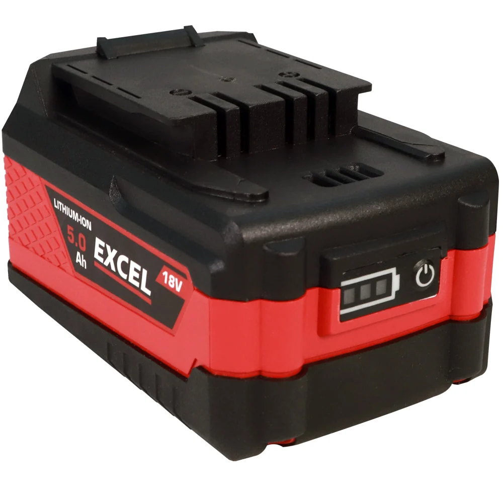 Excel 18V 5.0Ah Li-ion Battery Compact pour Bureau