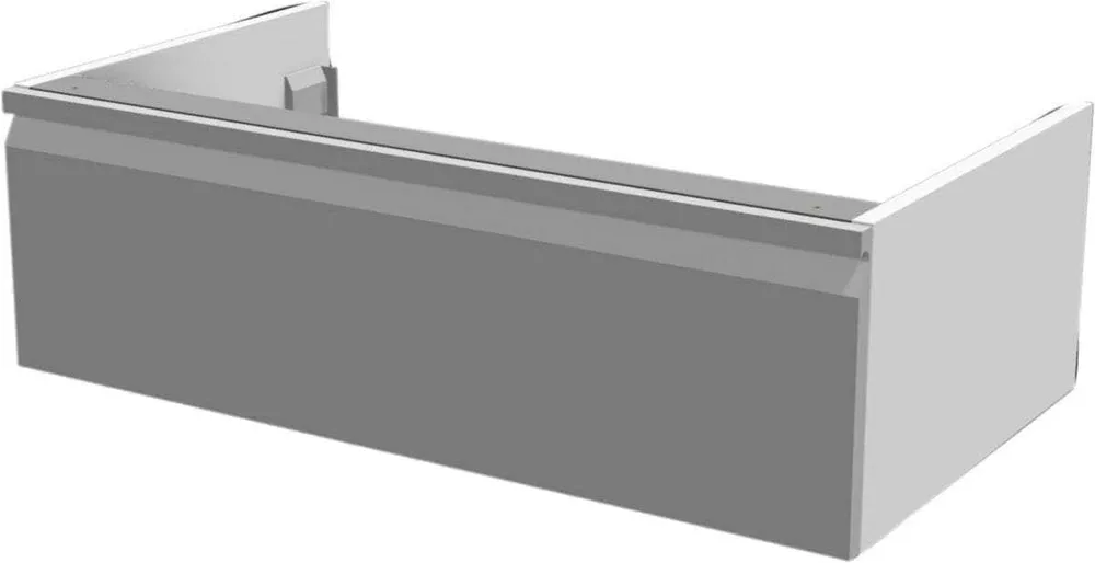 Meuble sous plan Alterna Zao 90 cm taupe avec Garantie 1