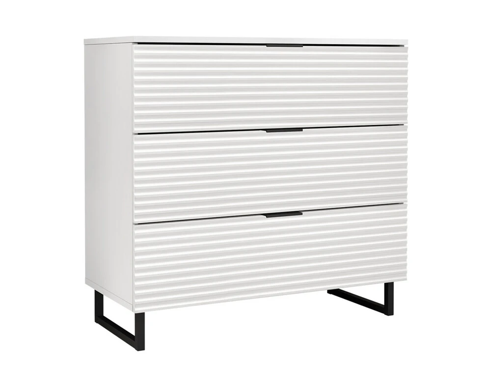 Professionnel Haute Performance Barbara - commode - blanc - 80 cm