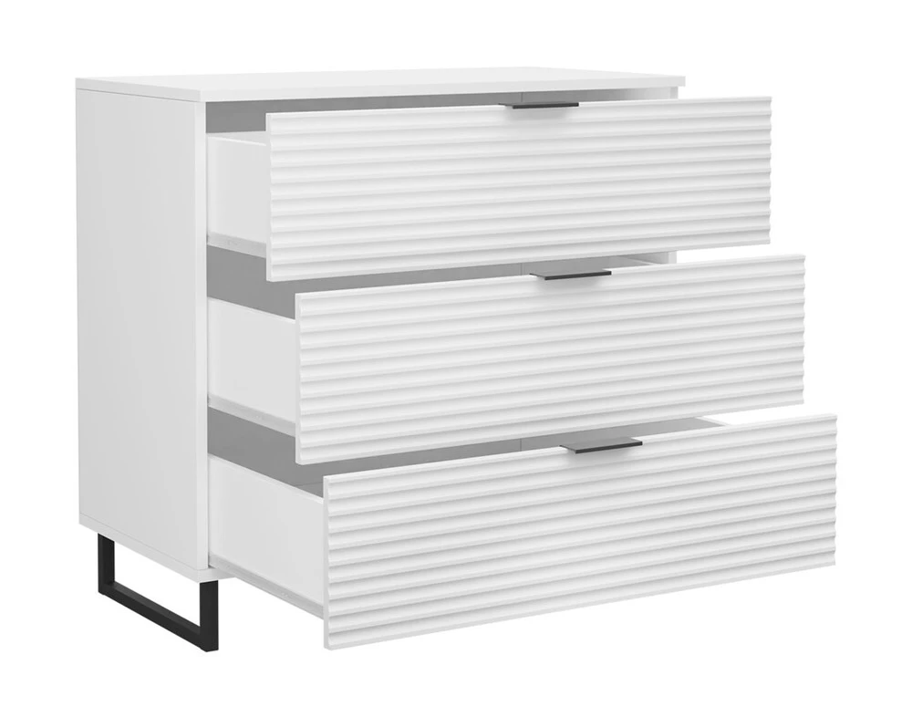 Professionnel Haute Performance Barbara - commode - blanc - 80 cm