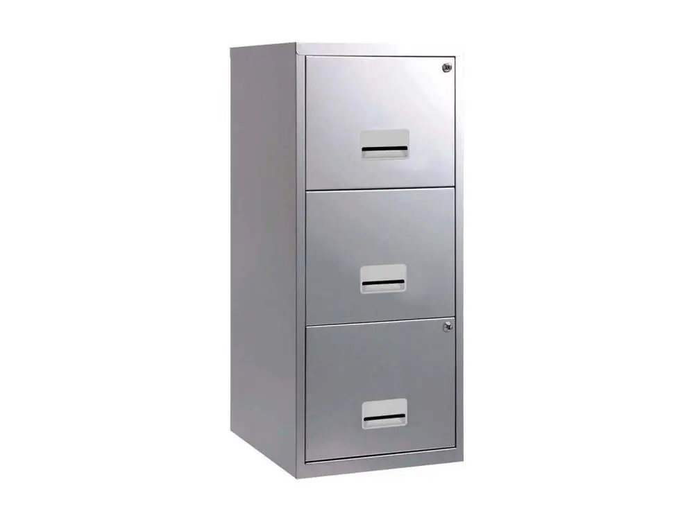 Professionnel Haute Performance Colonne de rangement en acier 3 grands tiroirs Alu