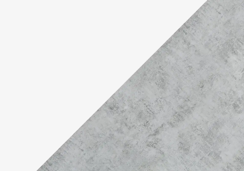 Bureau D'Ordinateur - 80"L Blanc / Aspect Ciment Face Gauche/Droite pour Année 2025