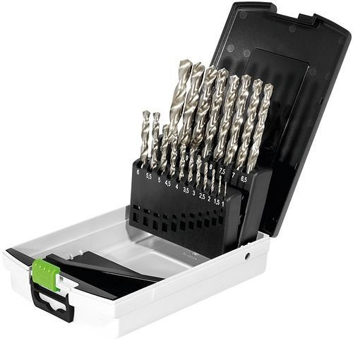 Boîte de forage Festool Mèche en acier HSS HSS D 1-10 Sort / 19 UE: 19 pièces 498981 commander à bas prix avec 5 compartim...
