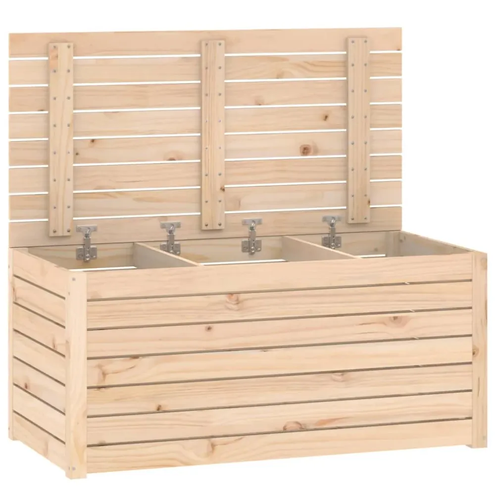 Boîte de jardin 101 x 50,5 x 46,5 cm bois massif de pin 02_0012986 Design minimaliste