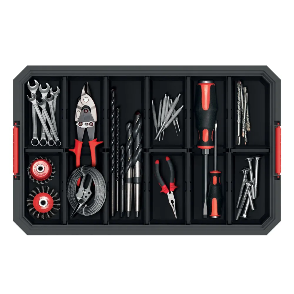 Boîte à outils KISTENBERG MODULAIRE SOLUTION 10 PLUS KMS553510S 520 x 327 x 125 mm