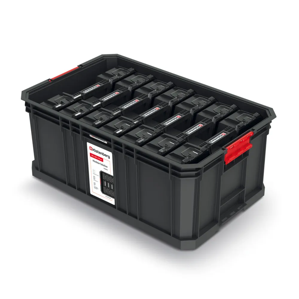 Boîte à outils - panier de transport KISTENBERG SOLUTION MODULAIRE 20R KMS553520R7 520 x 329 x 210 mm Couleur assortie au...